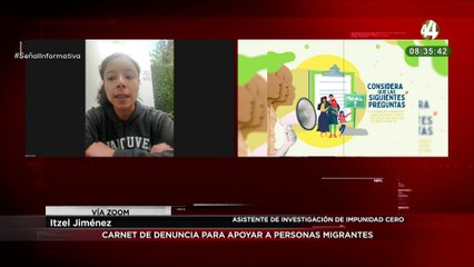 Itzel Jiménez habla del carnet de denuncia para personas en situación de movilidad