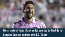 Un Messi de otro planeta, pone al Inter Miami en cuartos de final de la Leagues Cup