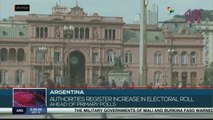 Argentina: Authorities register increase in electoral roll ahead of primary polls