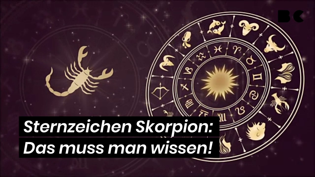Sternzeichen Skorpion: Das muss man wissen!