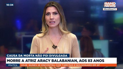 Morre a atriz Aracy Balabanian, aos 83 anos