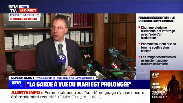 Femme séquestrée à Forbach: Le curseur semble susceptible de quitter la zone la plus critique et la plus effrayante du scénario initial , affirme le procureur de la République de Sarreguemines