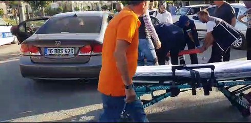 Hastane caddesinde korku dolu anlar