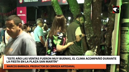 Black Friday en Posadas: “Esto es fruto de la promoción de todos los productores”, aseguró el comerciante Marcos Barraza en referencia a los 7 mil litros de cerveza vendidos