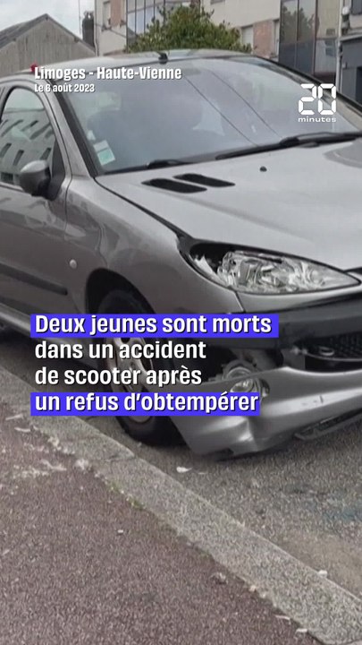 Limoges : Ce que l'on sait de l'accident mortel des deux jeunes après un refus d'obtempérer