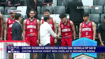 Presiden Jokowi Resmikan Indonesia Arena GBK yang Bernilai Rp640 M, Begini Penampakannya