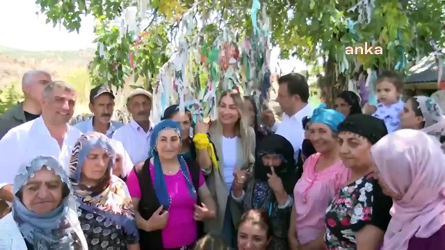 Le président de l'İBB, Ekrem İmamoğlu, a visité des centres confessionnels alévis à Tunceli