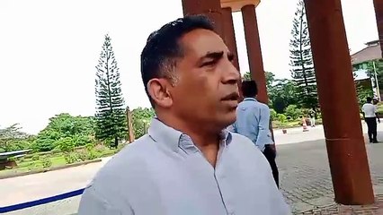 Goan Reporter-News, Live: Minister for Rural Development Agency Govind Gaude spoke on Banastarim accident.