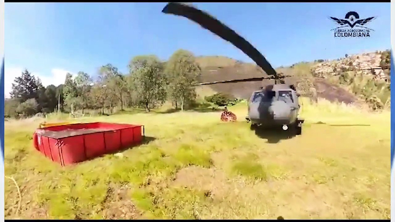 Fuerza Aérea apoya sofocación de incendios