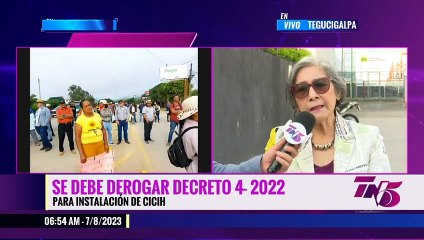 Se debe derogar decreto 04-2022 para que la CICIH se instale, asegura Maribel Espinoza