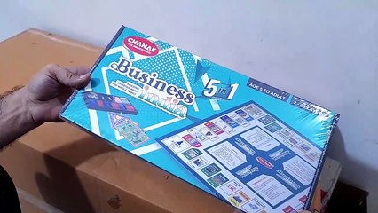 Unboxing and Review of Aditi Toys 5 in 1 Surprise Business India Board Game for Whole Family