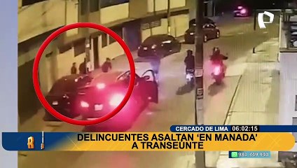 Asalto ´en manada´ en Cercado de Lima: vecinos denuncian recurrencia de delitos en la zona