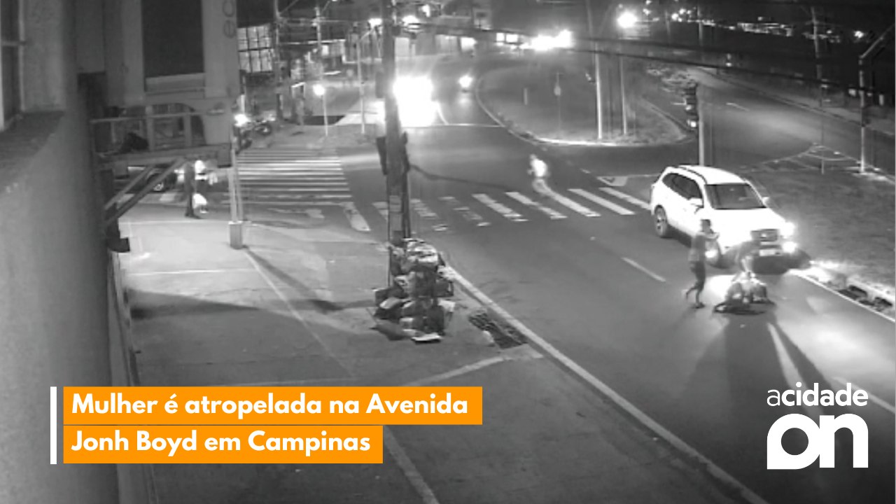 Mulher é atropelada na Avenida John Boyd Dunlop em Campinas