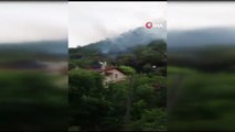 Kastamonu'da ormanlık alanda çıkan yangın helikopter desteğiyle söndürüldü