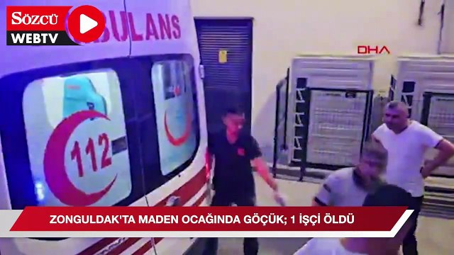 Zonguldak'ta maden ocağında göçük; 1 işçi öldü
