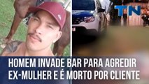 Homem invade bar para agredir ex-mulher e é morto por cliente