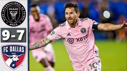 Inter Miami vs FC Dallas 4-4 [PEN 3-5] Full Match Highlights American MLS League Cup