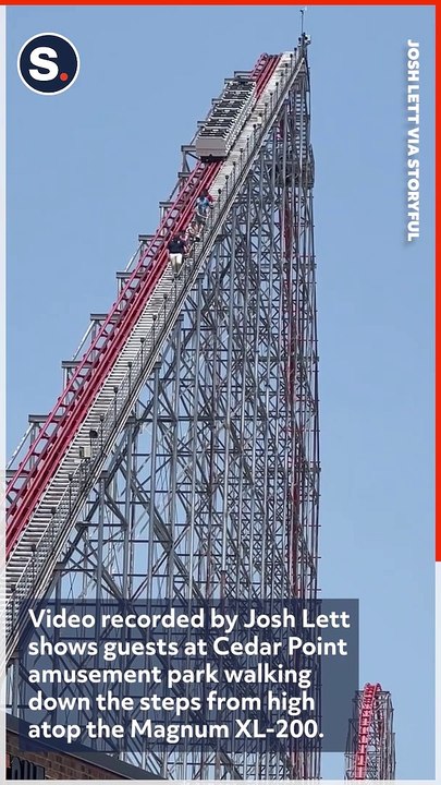 Amusement Park Guests Evacuate 205-Foot-Tall Roller Coaster in Ohio