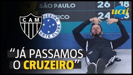Fael comemora vitória do Galo e zoa Cruzeiro no AE
