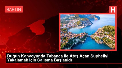 Düğün Konvoyunda Tabanca İle Ateş Açan Şüpheliyi Yakalamak İçin Çalışma Başlatıldı