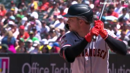 Resumen Gigantes de San Francisco vs Atléticos de Oakland MLB 06-08-2023