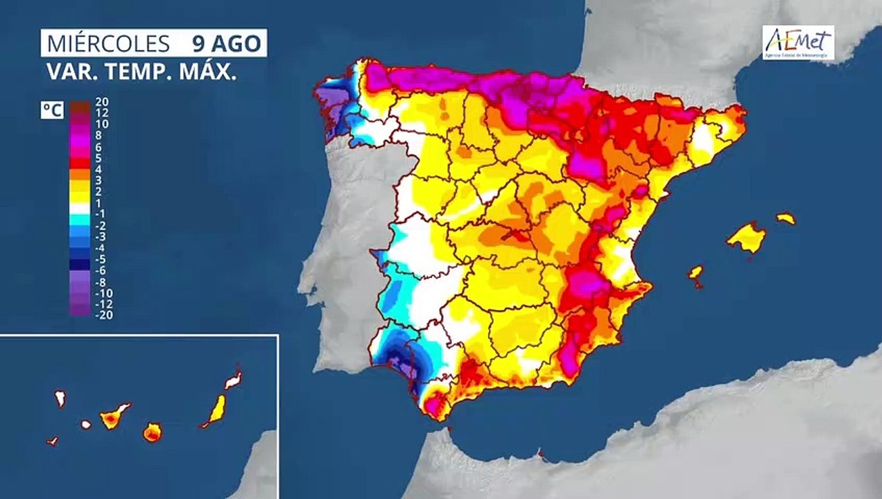 Vídeo con la predicción oficial de #AEMET