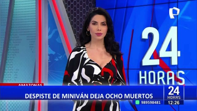 Trágico accidente en Amazonas: despiste de minivan cobra 8 vidas y deja 4 heridos