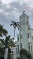 Relógio de igreja de Itajaí está parado, previsão é de ventos de até 50 km/h e mais