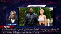 Kanye West's 'wife' Bianca Censori wears racy sheer jumpsuit... as she