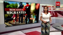 INM rescata a 126 migrantes que viajaban en autobús de turismo en Veracruz