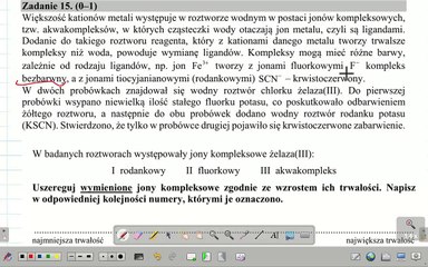 ZADANIE 15 CKE 2020 CZERWIEC(MAJ) KOMPLEKSY - CZYTANKA
