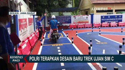 Mapolres Metro Bekasi Kota Resmi Terapkan Desain Baru Trek Ujian SIM C