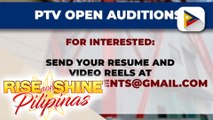 PTV, nagsasagawa ngayon ng open audition para sa mga nais maging reporter, host, at content creator