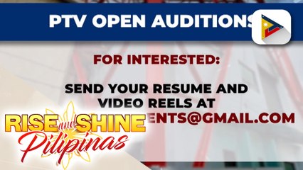 PTV, nagsasagawa ngayon ng open audition para sa mga nais maging reporter, host, at content creator
