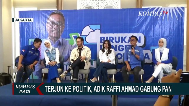 Terjun ke Politik, Adik Ipar dan Adik Kandung Raffi Ahmad Resmi Gabung PAN