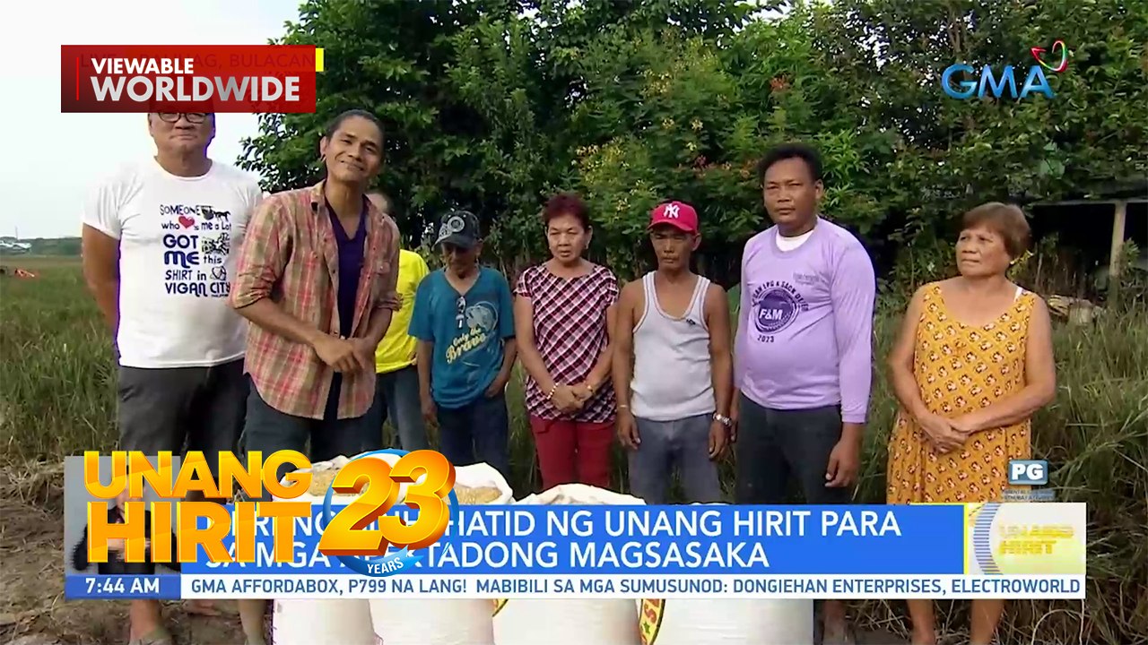 Epekto ng bagyo sa mga magsasaka sa Bulacan, aalamin ni Chef JR Royol | Unang Hirit