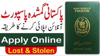How to reprint lost Pakistani passport online in 2023 | Reprint pakistani lost passport | Passport |