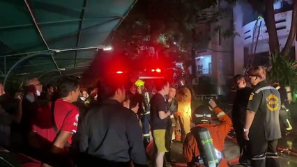 ไฟไหม้คอนโดฯ ย่านบางแก้ว สมุทรปราการ วอดทั้งห้อง