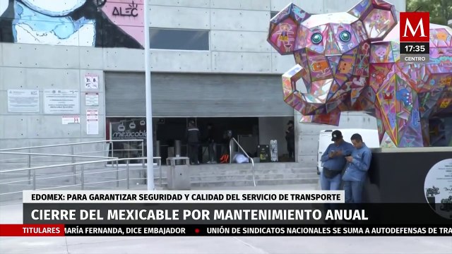 Estaciones de Línea 1 del Mexicable estarán cerradas por mantenimiento