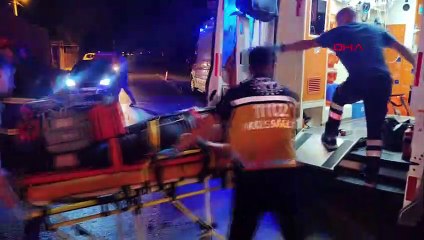 Orhangazi'de Otomobil ile Motosiklet Kafa Kafaya Çarpıştı