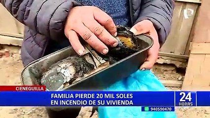 Cieneguilla: familia que perdió S/ 20 mil en incendio recupera S/8 700 gracias al BCR