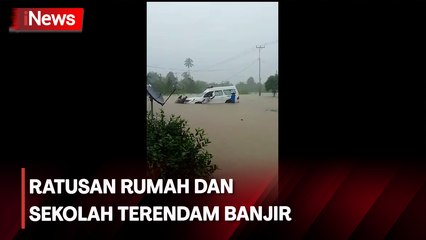 Ratusan Rumah dan Sekolah di Halmahera Tengah Terendam Banjir