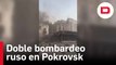 Al menos siete muertos por un doble bombardeo ruso en la ciudad ucraniana de Pokrovsk