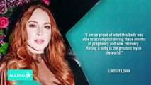 Lindsay Lohan Shares Photo In Postpartum Underwear Weeks After Giving Birth