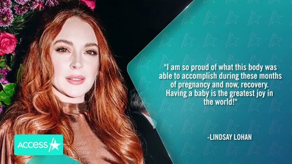 Lindsay Lohan Shares Photo In Postpartum Underwear Weeks After Giving Birth