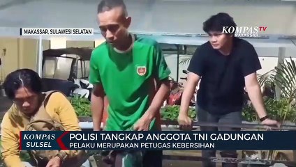 Petugas Kebersihan Menyamar Sebagai Anggota TNI diamankan Polisi