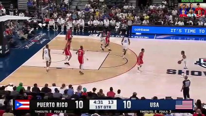 Usa Vs Puerto Rico Highlights (Basketball Friendly International)
