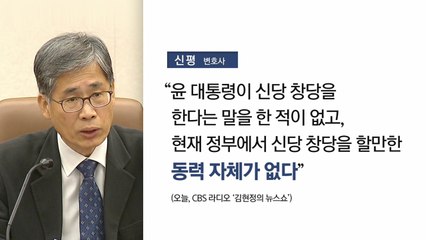 [더뉴스] '尹 신당설' 신평 "동력 없다"...민주 혁신위, 10일 '혁신안' 발표 / YTN