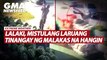 Lalaki, mistulang laruang tinangay ng malakas na hangin | GMA News Feed