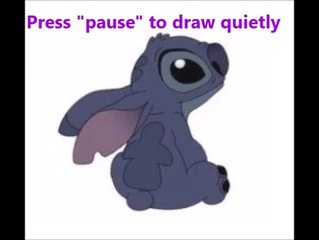 TUTO HOW TO DRAW Stitch. Easy and Fast (1)